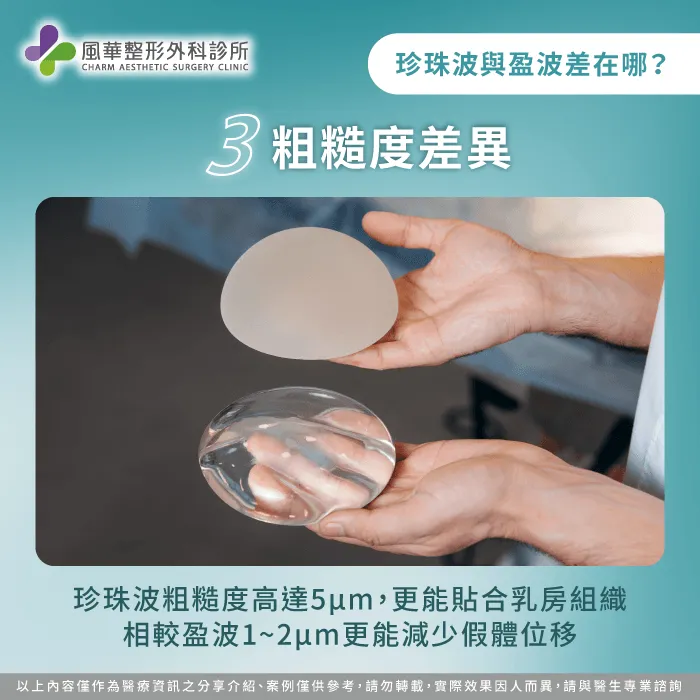 粗糙度影響摩擦與穩定性-珍珠波 盈波比較